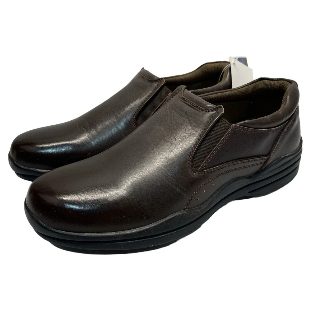 Deer Stags Walkmaster Men's Brown 9w Slip On